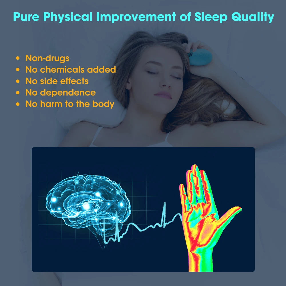 EMS Microcurrent Sleep Aid Device Handheld Mini USB Massager