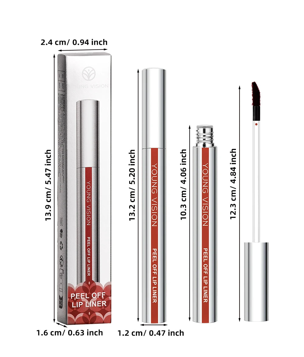 Young Vision Tear-Off Lip Liner Matte Smudge-Free Pencil