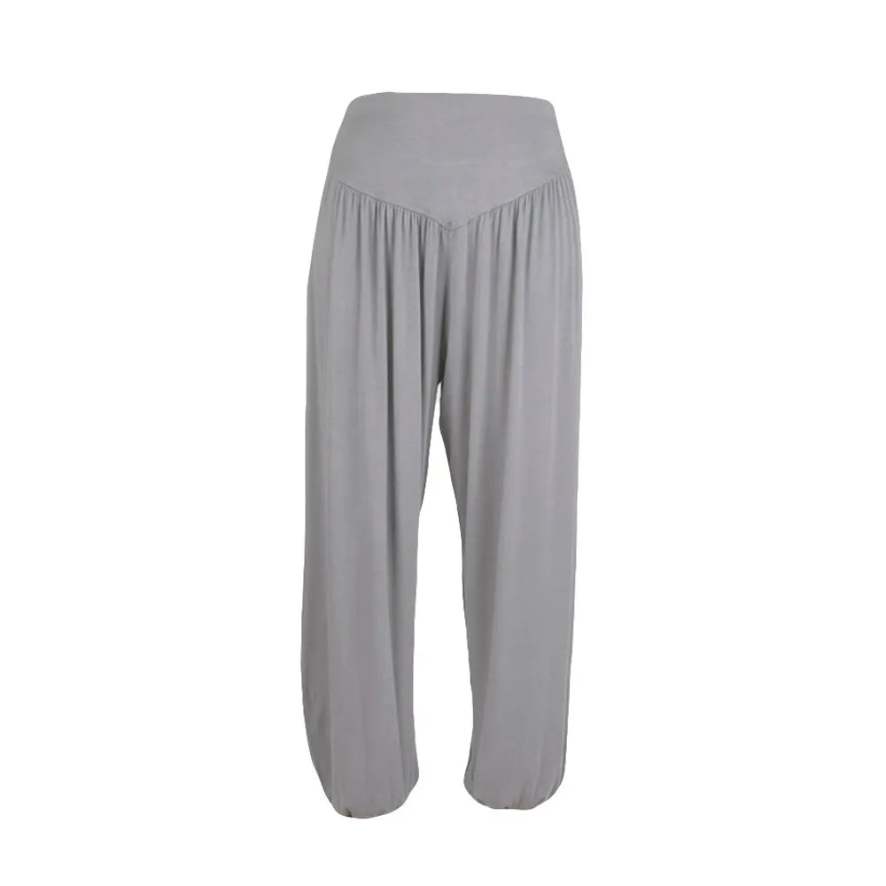 2024 Women Yoga Pants Elastic Loose Soft Casual Trousers