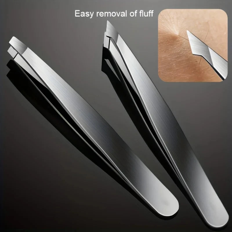 4Piece Set Professional Tweezers Set For Effortless Hair Removal