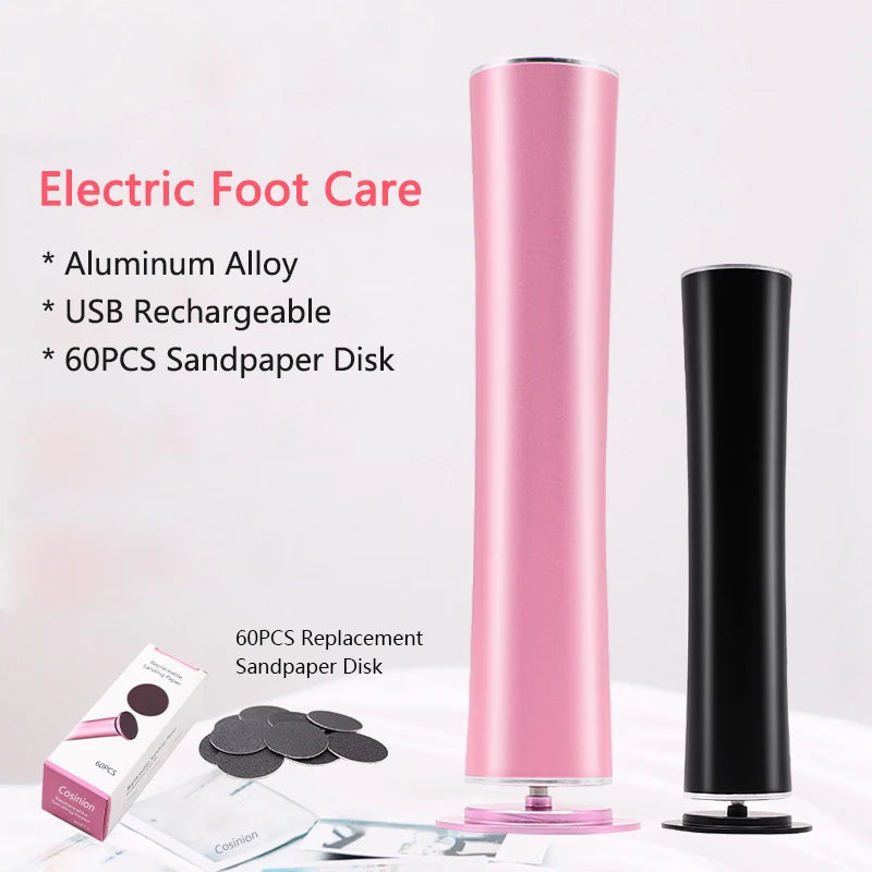 Electric Rechargeable Pedicure Tools Remove Dead Skin Callus Remover