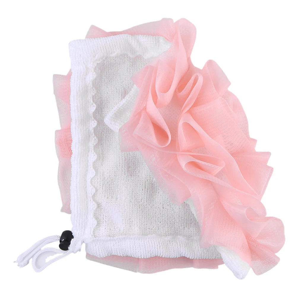 2-In-1 Bath Loofah Sponge Set for Elegant Cleansing Bliss