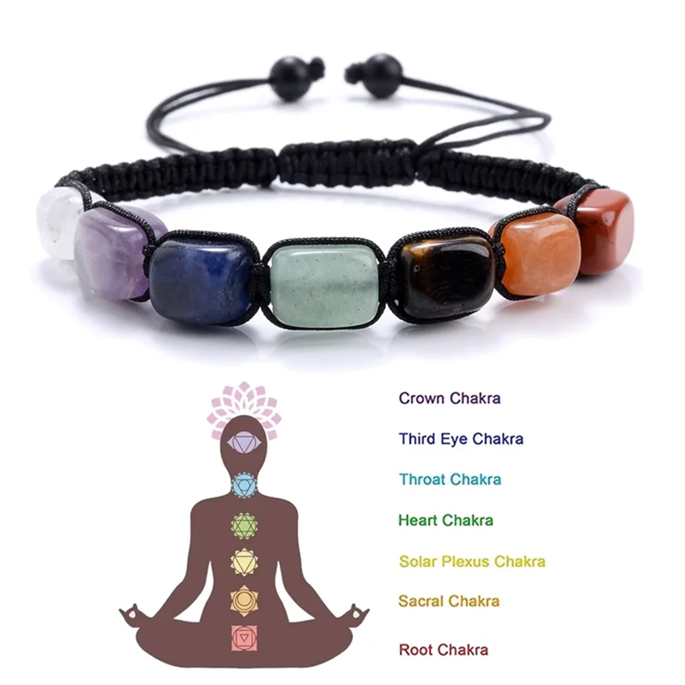 New 7 Chakra Treatment Crystal Bracelet for Meditation