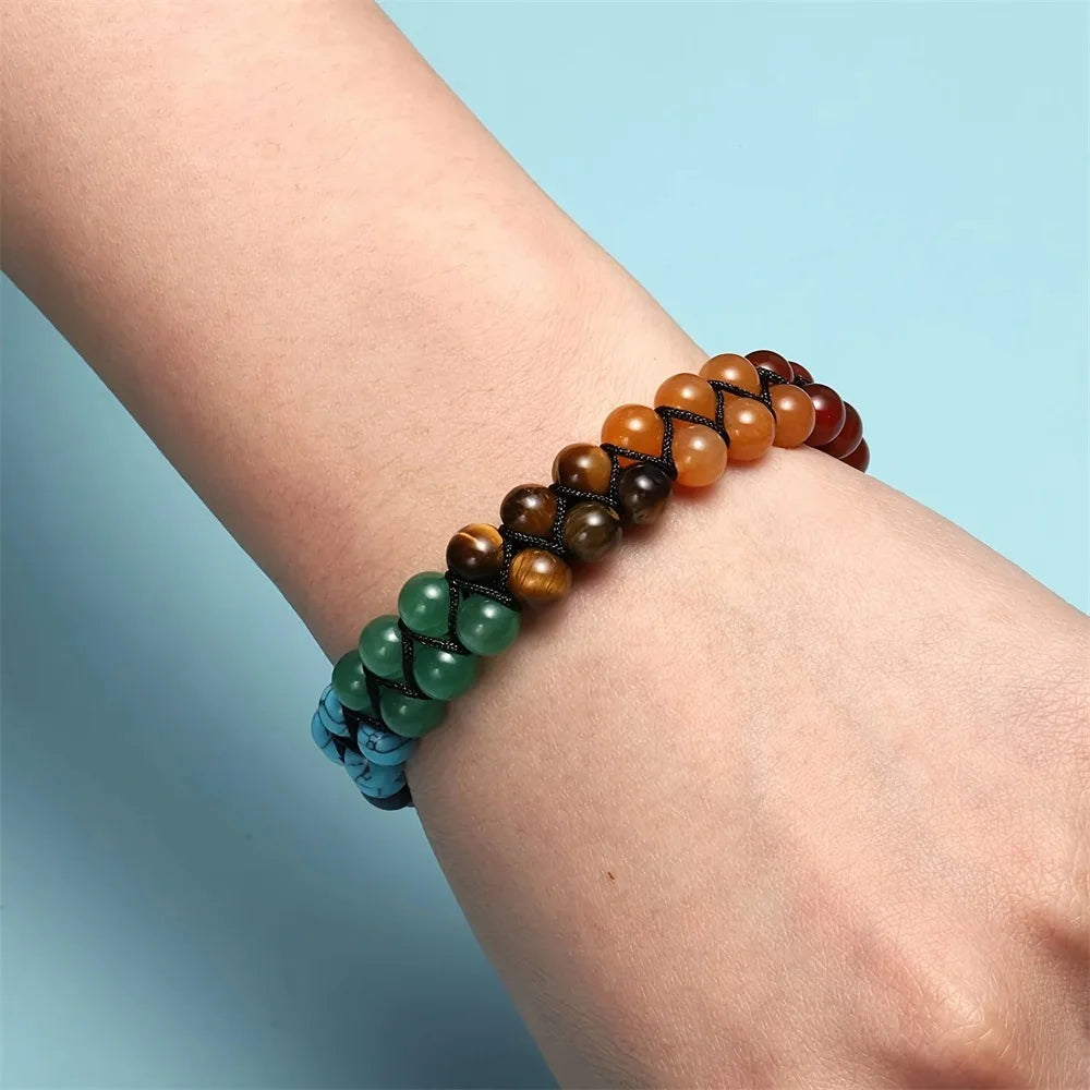 New 7 Chakra Treatment Crystal Bracelet for Meditation