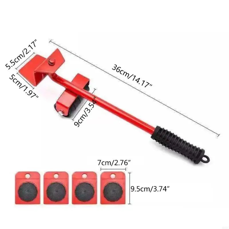 83XC Furniture-Mover Lifter Heavy Duty Slider with 360 Pad