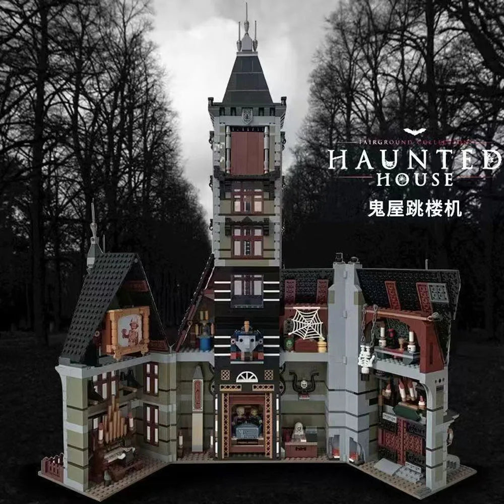 3231Pcs Haunted House Model Building Blocks for Adorable Decor