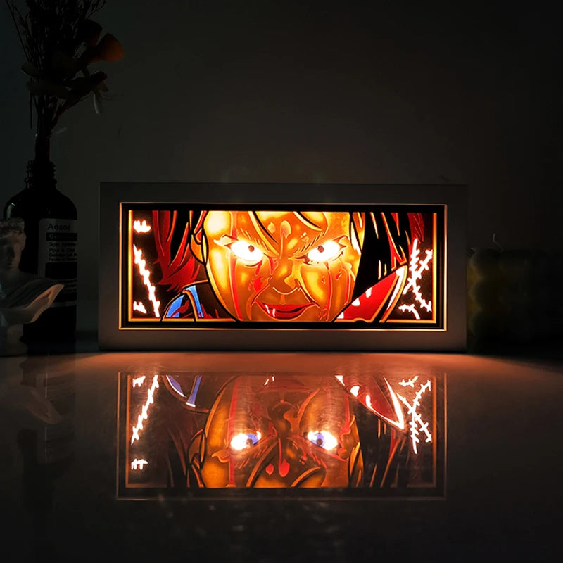 Anime Light Box Led Strip Lights Shadow Box Usb Table Lamp