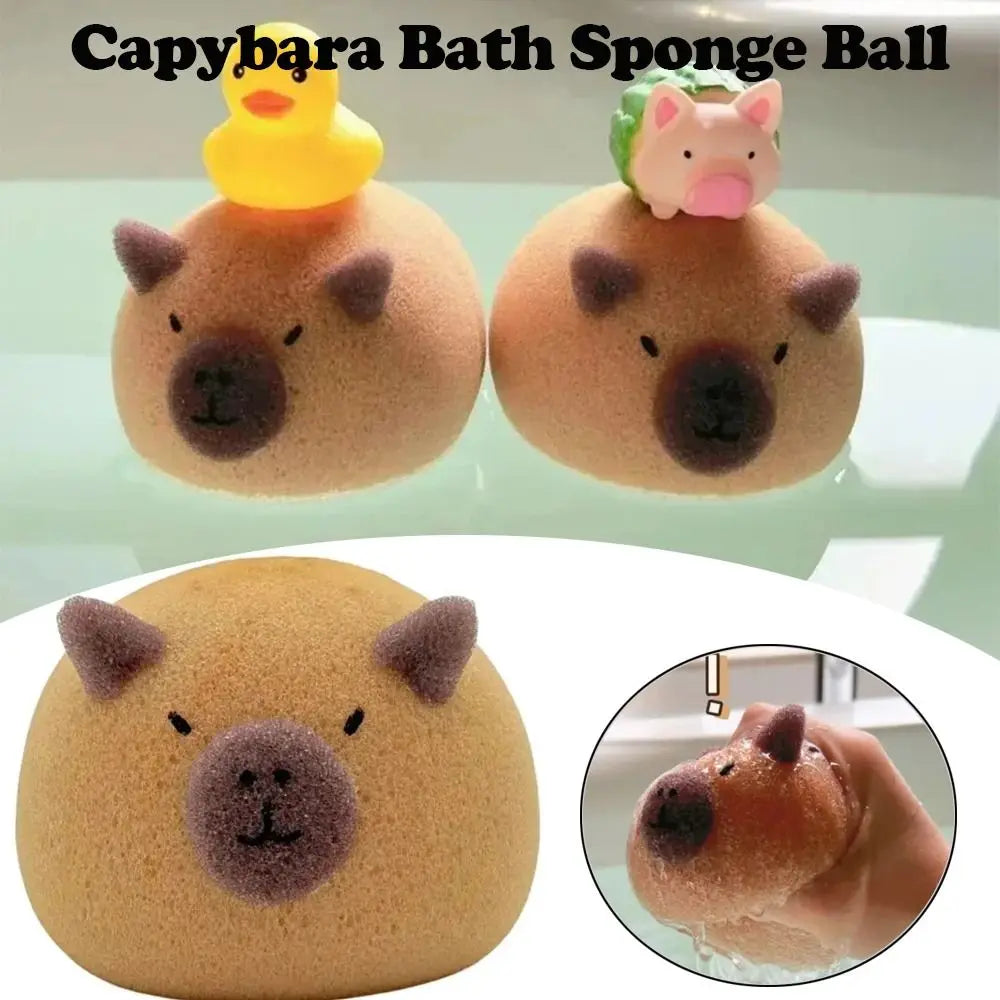 Wash Blistering Capybara Bath Sponge Ball Exfoliate Brushes