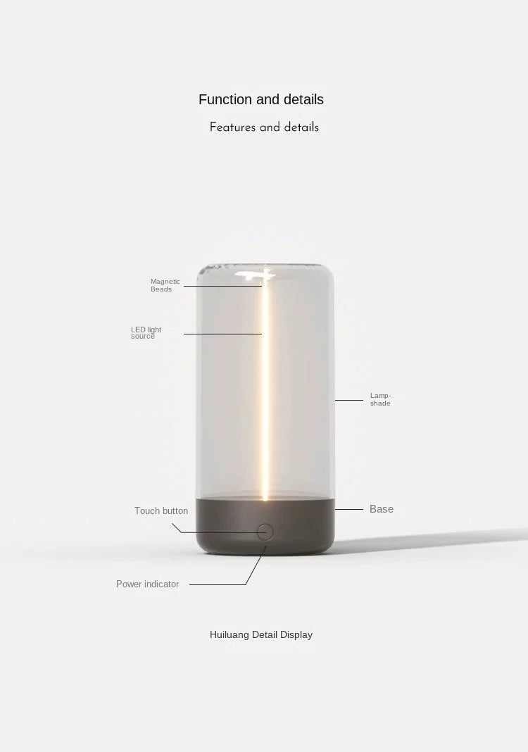 Portable Quantum Wire Ambient Light with Type-C Charging