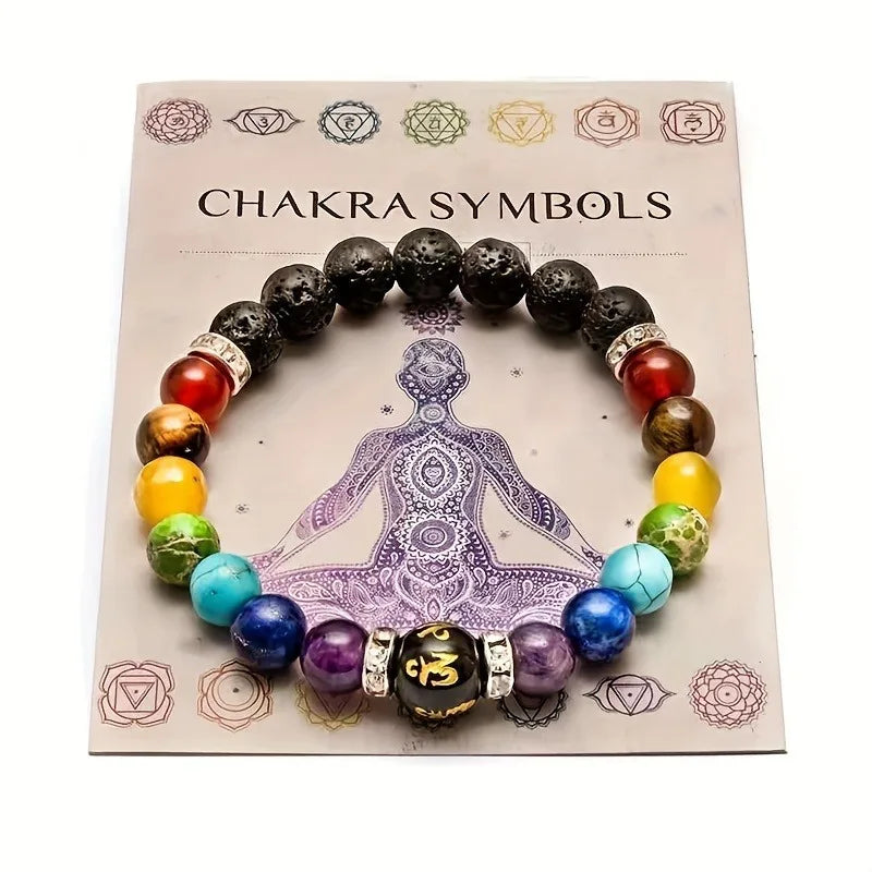 New 7 Chakra Treatment Crystal Bracelet for Meditation