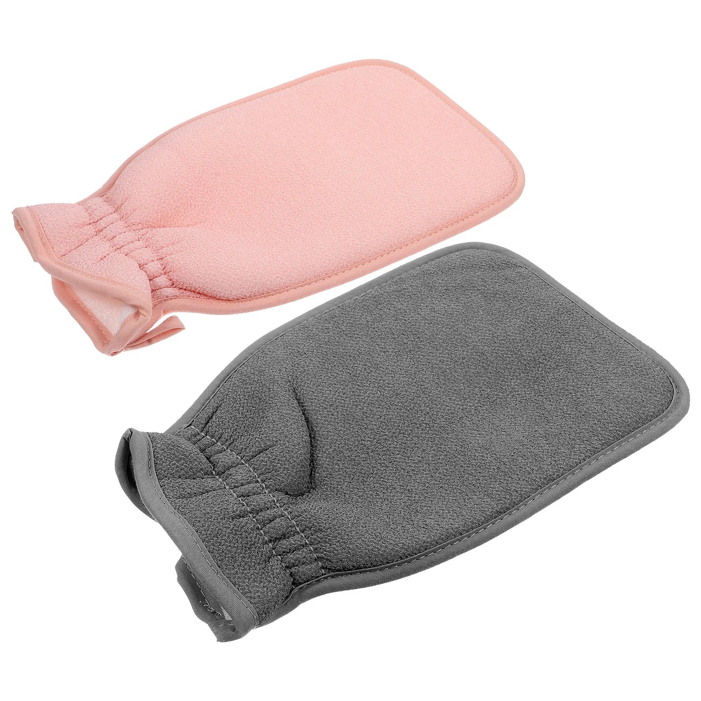 2 Pcs Clean Bath Towel Scrubber Glove for Adults Exfoliating Mitt