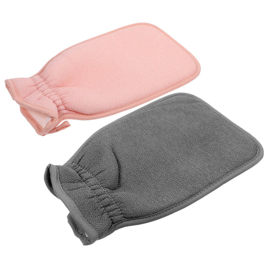 2 Pcs Clean Bath Towel Scrubber Glove for Adults Exfoliating Mitt