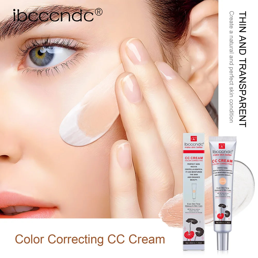 45ml Color Correcting CC Cream Facial Repair with Centella