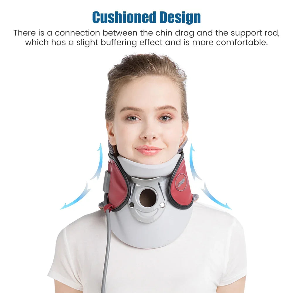 1 Set Cervical Neck Tractor Orthosis Support Neck Brace