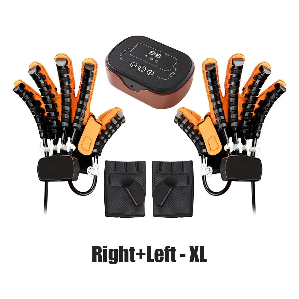 Stroke Rehabilitation Glove Finger Robot Trainer for Hemiplegia