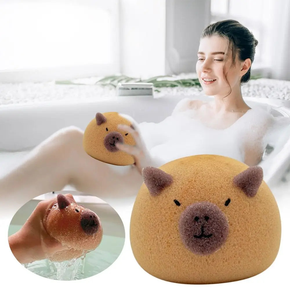 Wash Blistering Capybara Bath Sponge Ball Exfoliate Brushes