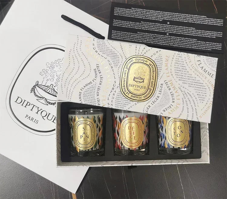 2Diptyques Aromatherapy 2024 Luxury Niche Candle Set