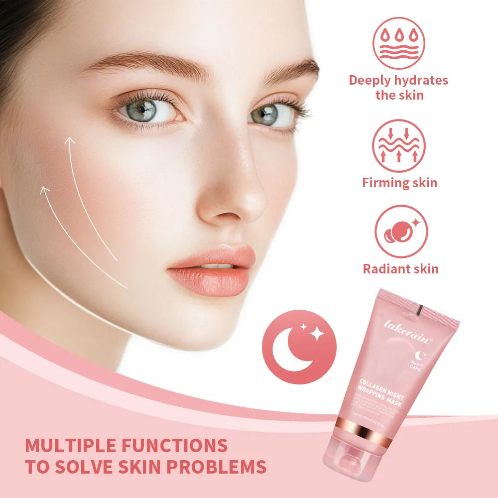 Collagen Overnight Wrapping Peel Off Mask 75ml Hydrates