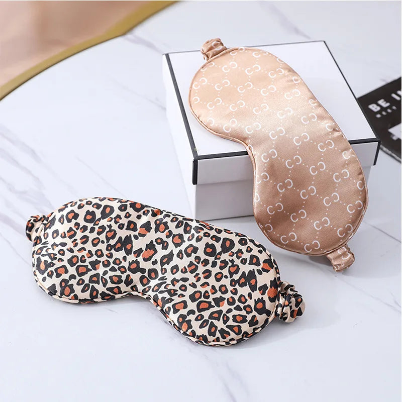 New Type Travel Shading Eye Mask Goggles Soft Silk Gift