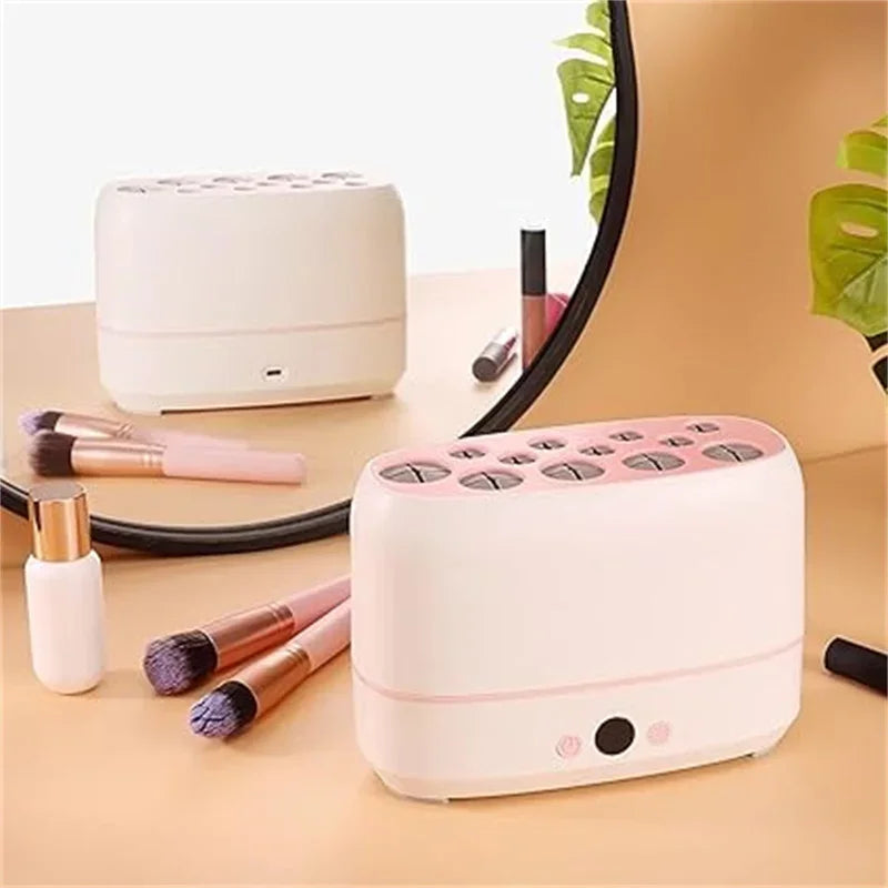 Electric Makeup Brushes Drying Machine 2 in 1 Cleaner Dryer