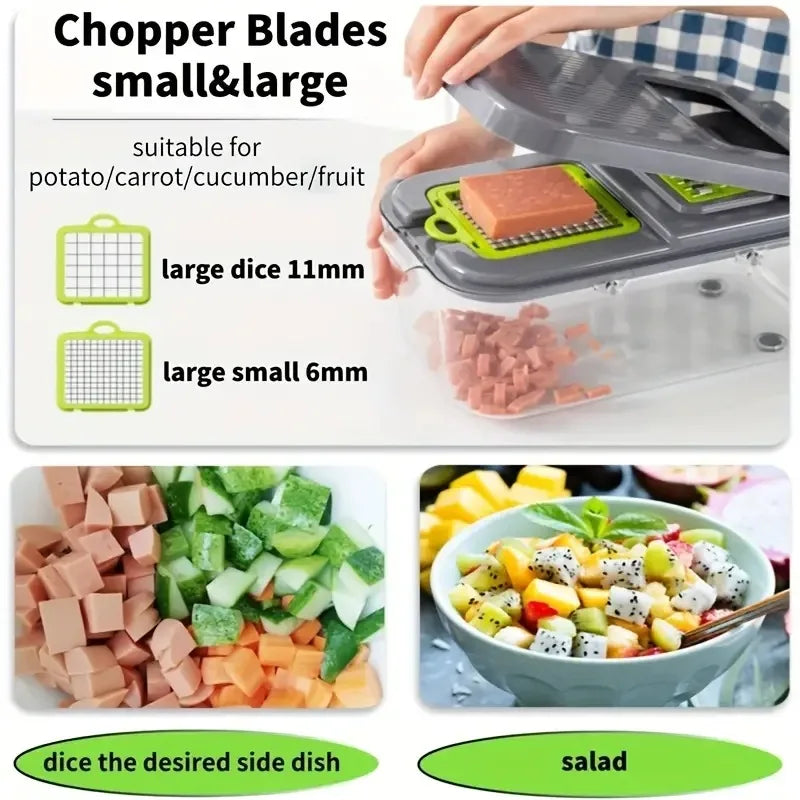 16/25 in 1 Multifunctional Vegetable Chopper Kitchen Tool