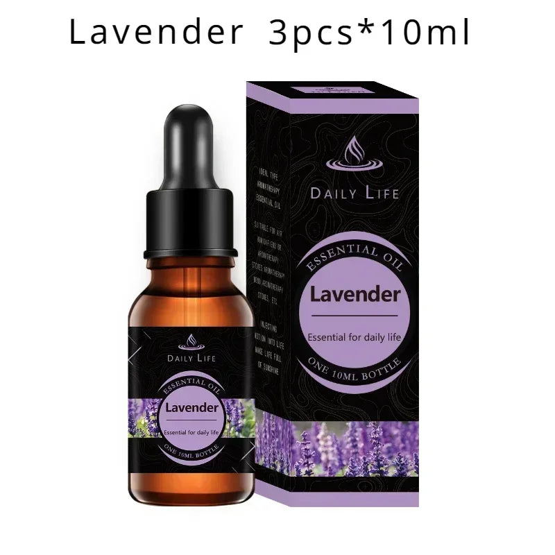 10ml*3pcs Aromatherapy Plant Essential Oil Refill Set