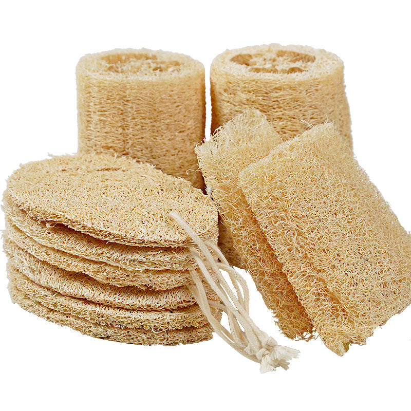 100% Natural Loofah Exfoliating Body Sponge Scrubber for Spa