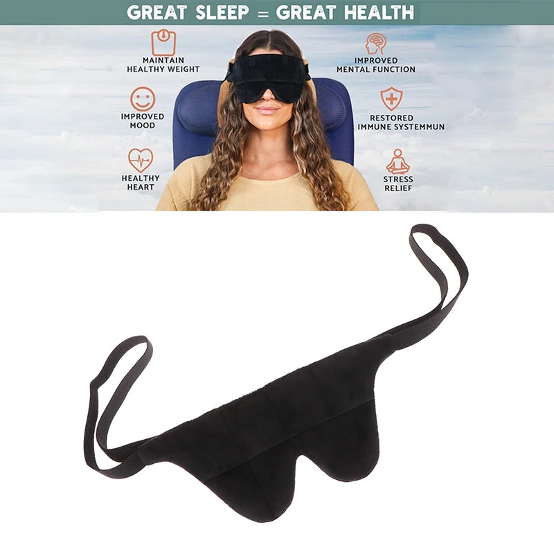 3D Sleep Eye Mask And Headrest Blackout Sleeping Aid