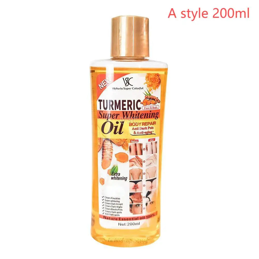 Turmeric Essential Oil Facial Body Massage Oil 200m Skin Care