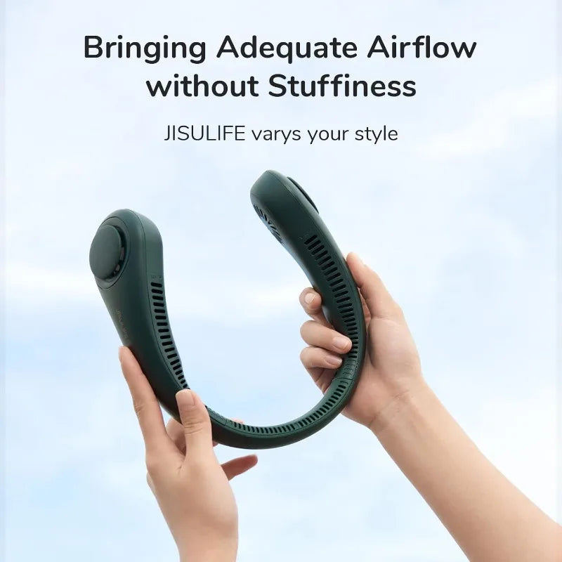 Portable Neck Fan - Hands-Free Bladeless Wearable Fan