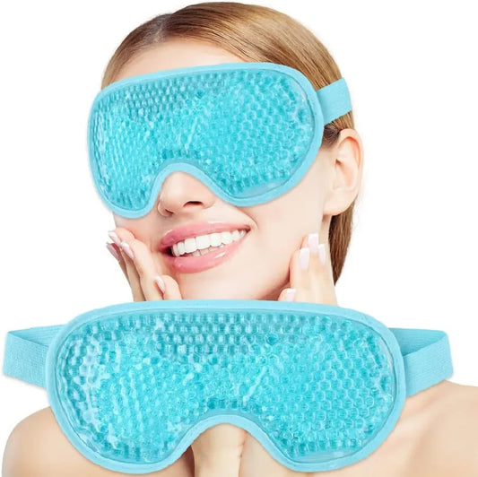 Reusable Cooling Eye Mask for Puffy Migraine Relief and Eye Fatigue