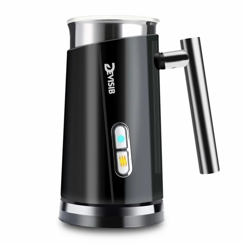 DEVISIB Automatic Milk Frother Electric for Latte and Cappuccino