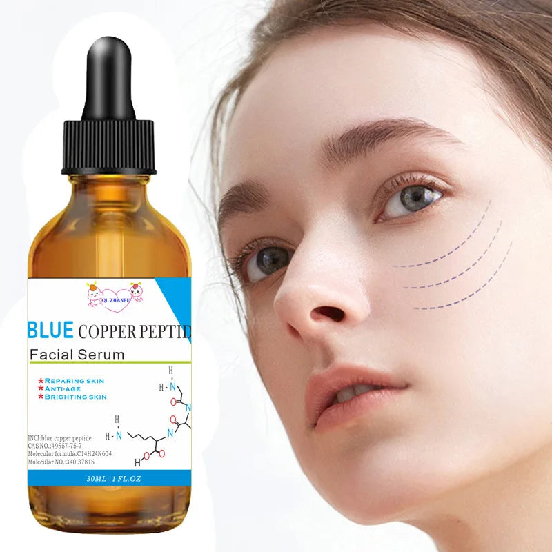 Blue Copper Peptide Stock Solution Facial Serum Skincare