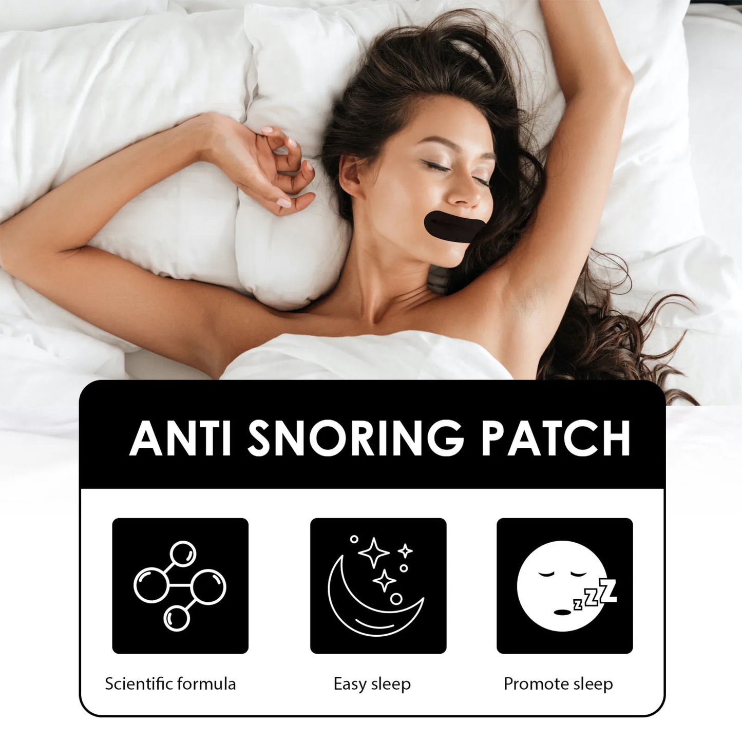 60Pcs Mouth Tape Sleeping Keep Mouth Close Prevent Snoring