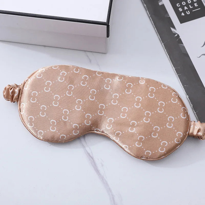 New Type Travel Shading Eye Mask Goggles Soft Silk Gift