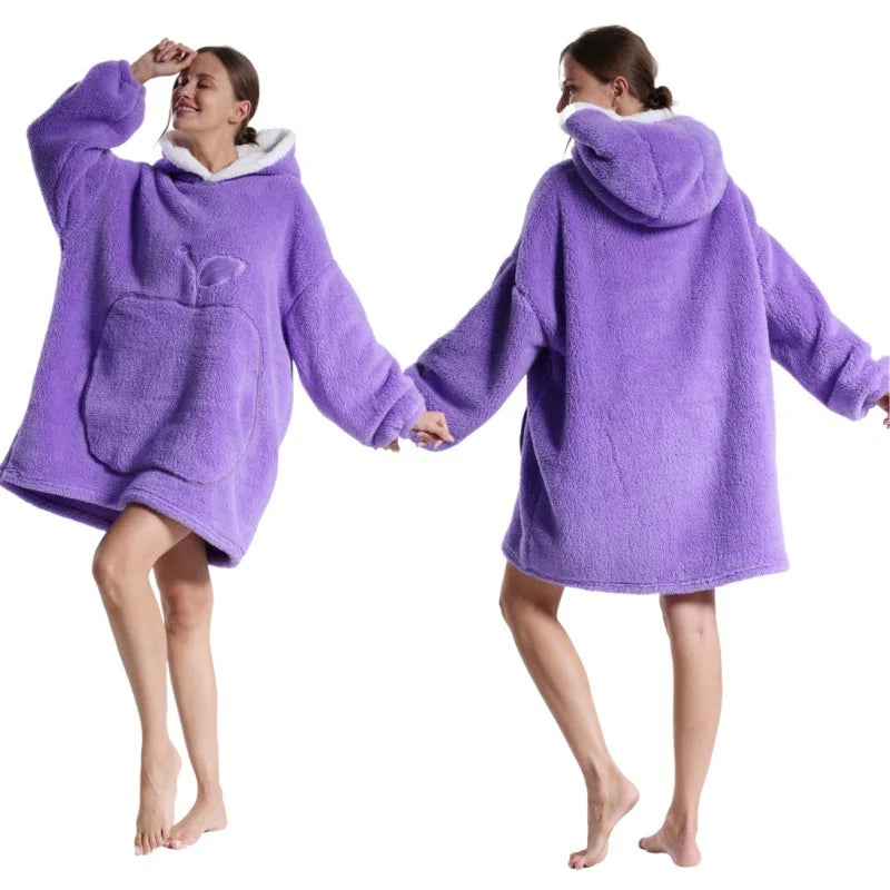 2024 Winter Oversized Wearable Blanket Hoodie for All