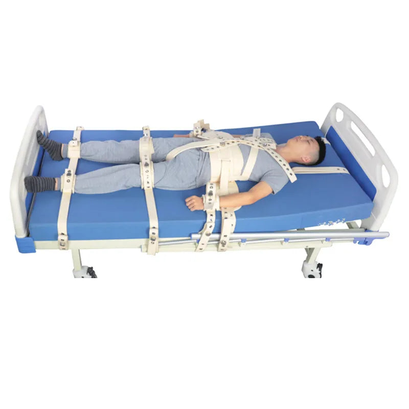 Lying Bed Abdomen Magnetic Lock Belt Restraint For Nursing