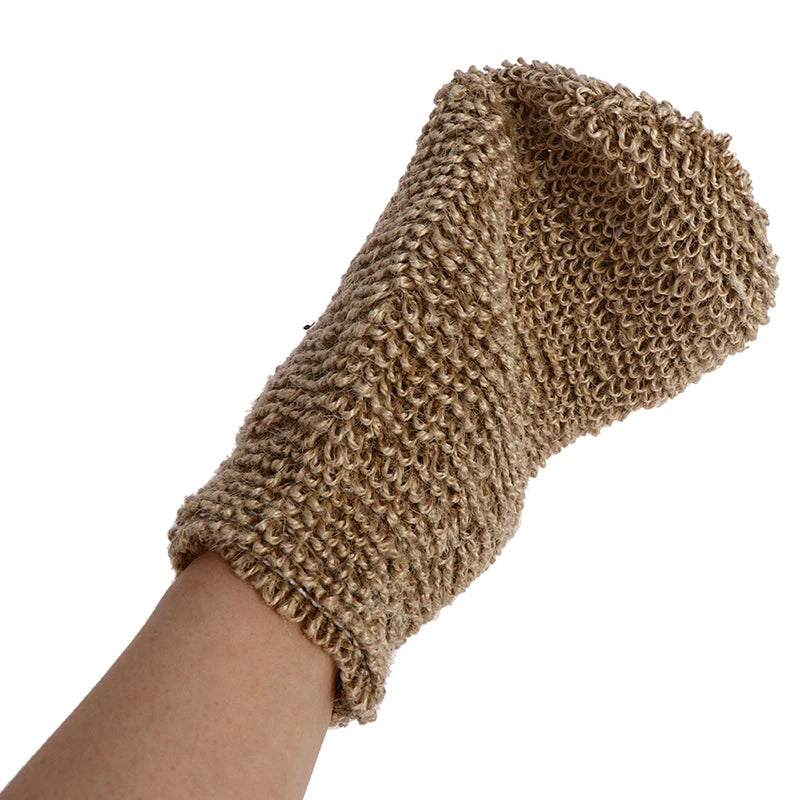 2 Pcs Peeling Exfoliating Gloves Bath Towel For Spa Massage