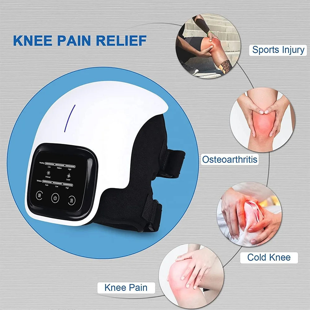 Knee Massager Infrared Heat and Vibration Pain Relief