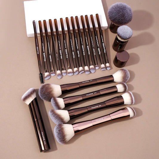 MAANGE 20pcs Set Pro Makeup Brushes for Flawless Blending