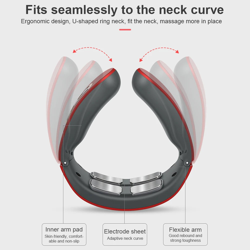 Electric Neck Shoulder Pulse Massager for Pain Relief