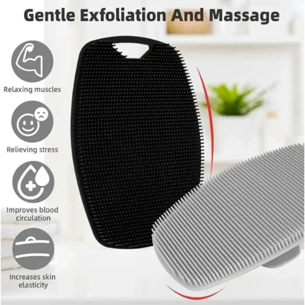 1pc Soft Silicone Body Cleansing Brush For Exfoliation