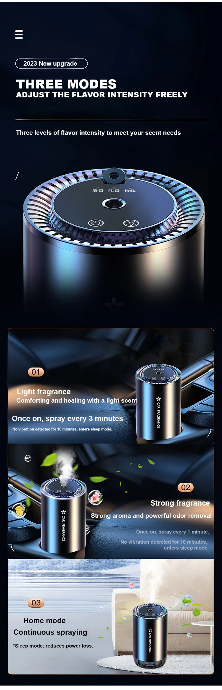 Starry Sky Projection Intelligent Aromatherapy Diffuser Lamp