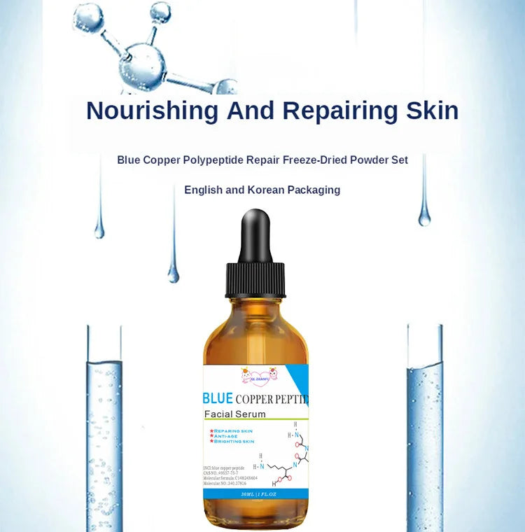 Blue Copper Peptide Stock Solution Facial Serum Skincare