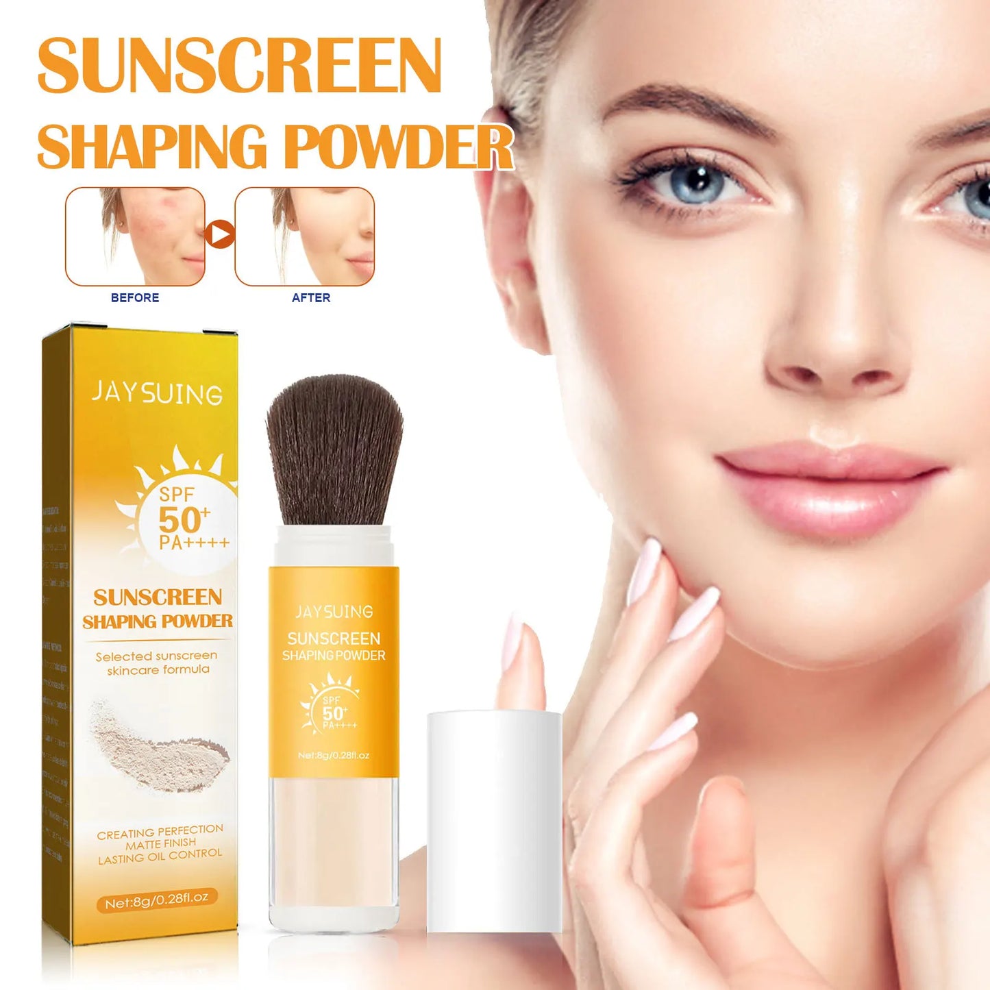 Sunscreen Loose Powder Sunblock Skin Protective Solar Blocker