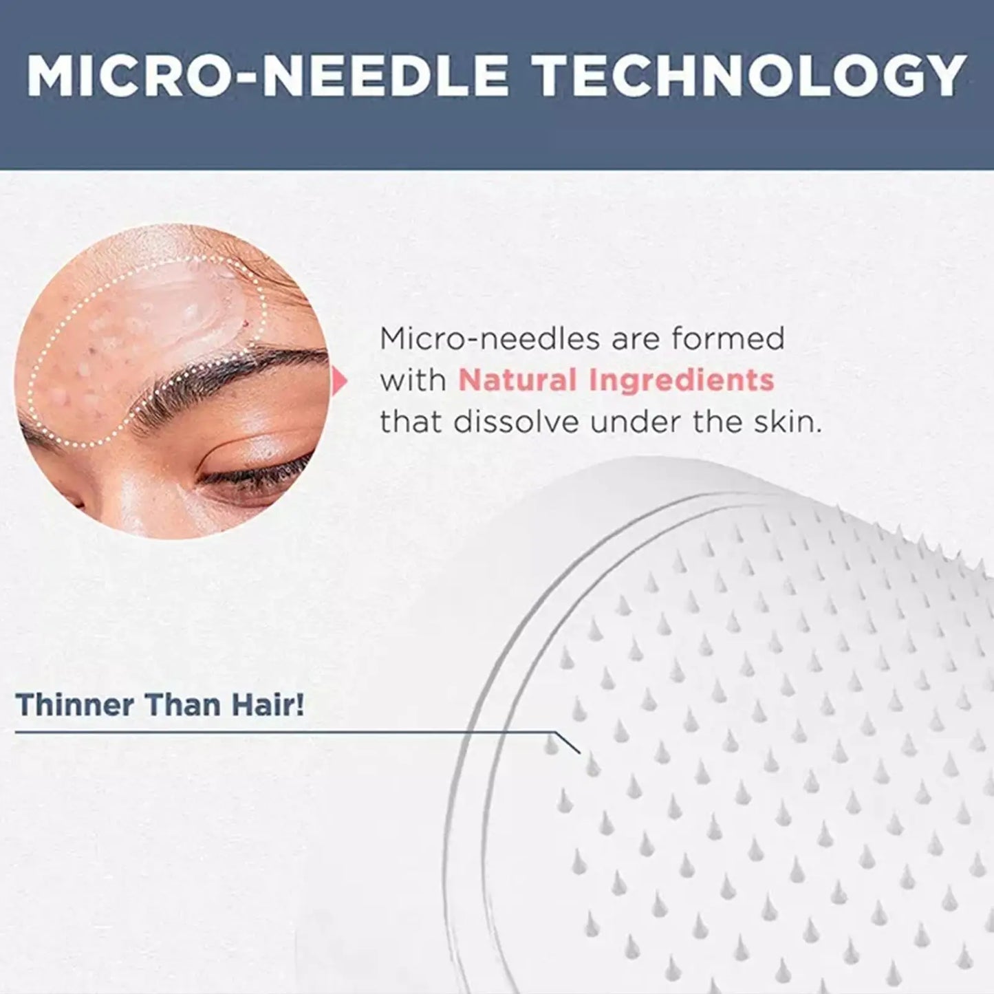 Micro-Needle Under Eye Patch Anti Wrinkle Hyaluronic Acid Eye Patches