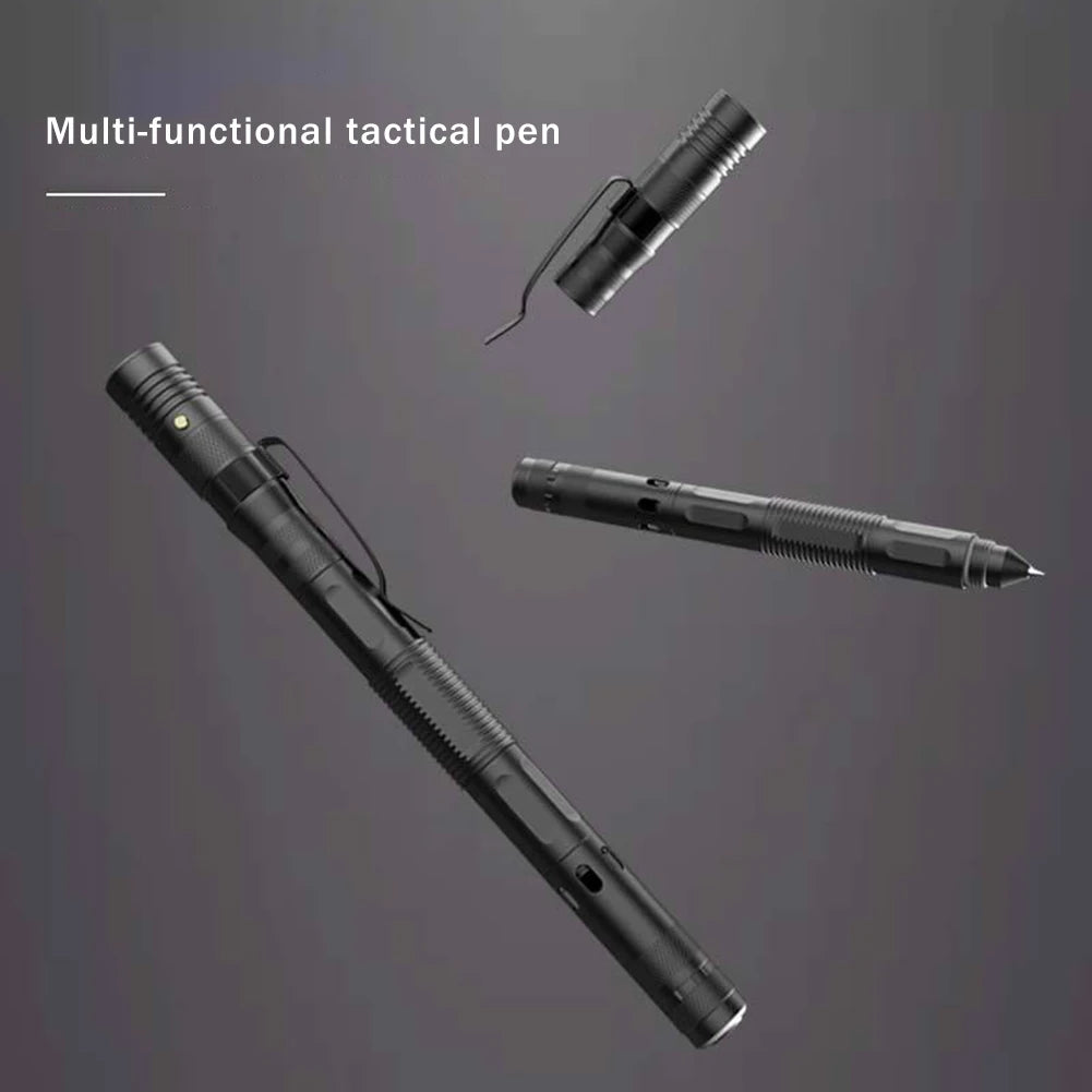 Multifunctional Ballpoint Pen With 100LM Flashlight Tool