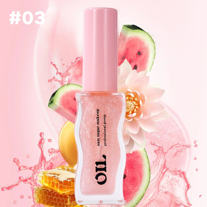 Water Light Honey Essence Lip Oil Gloss for Moisturized Lips