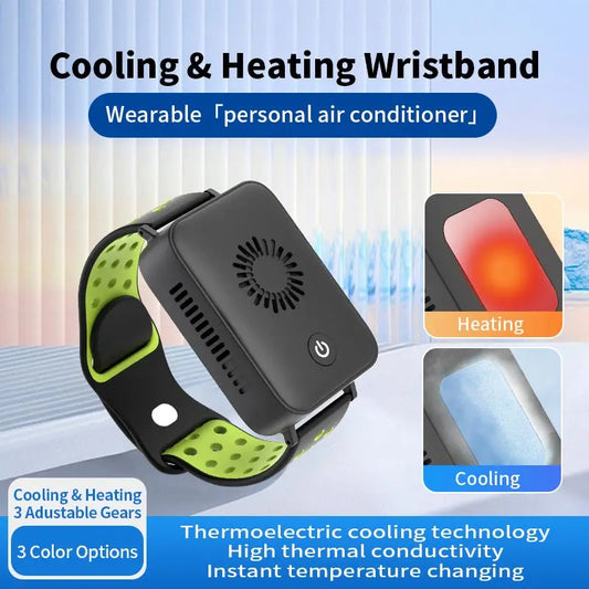 2 In 1 Portable Mini Air Conditioner Watch Fan Bracelet