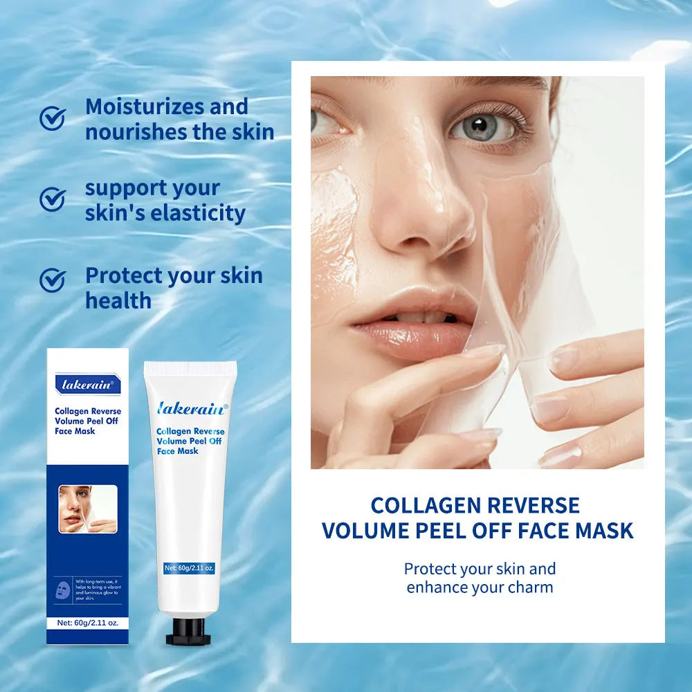 Collagen Overnight Wrapping Peel Off Facial Mask Pack Elasticity & Hydration Care